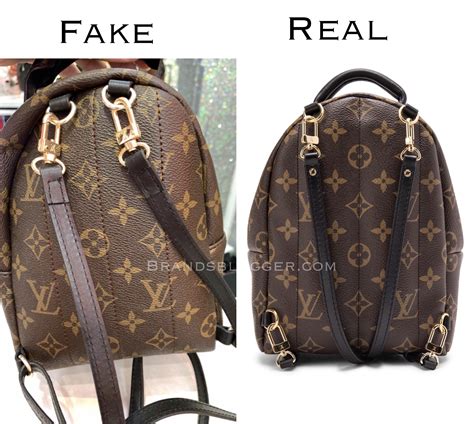 louis vuitton palm springs backpack real vs fake|louis vuitton monogram mini backpack.